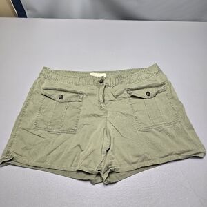 Michael Michael Kors army green shorts women's plus size 14